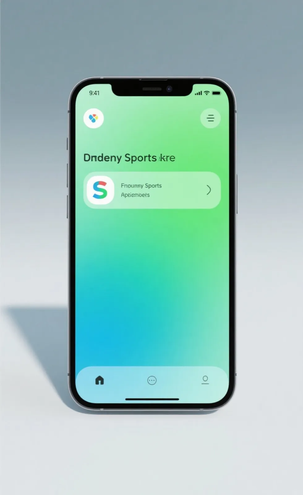 sports app ui